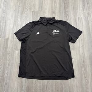 Adidas Western Michigan Broncos Polo Shirt Men's 2XL XXL Brown Golf Golfing WMU